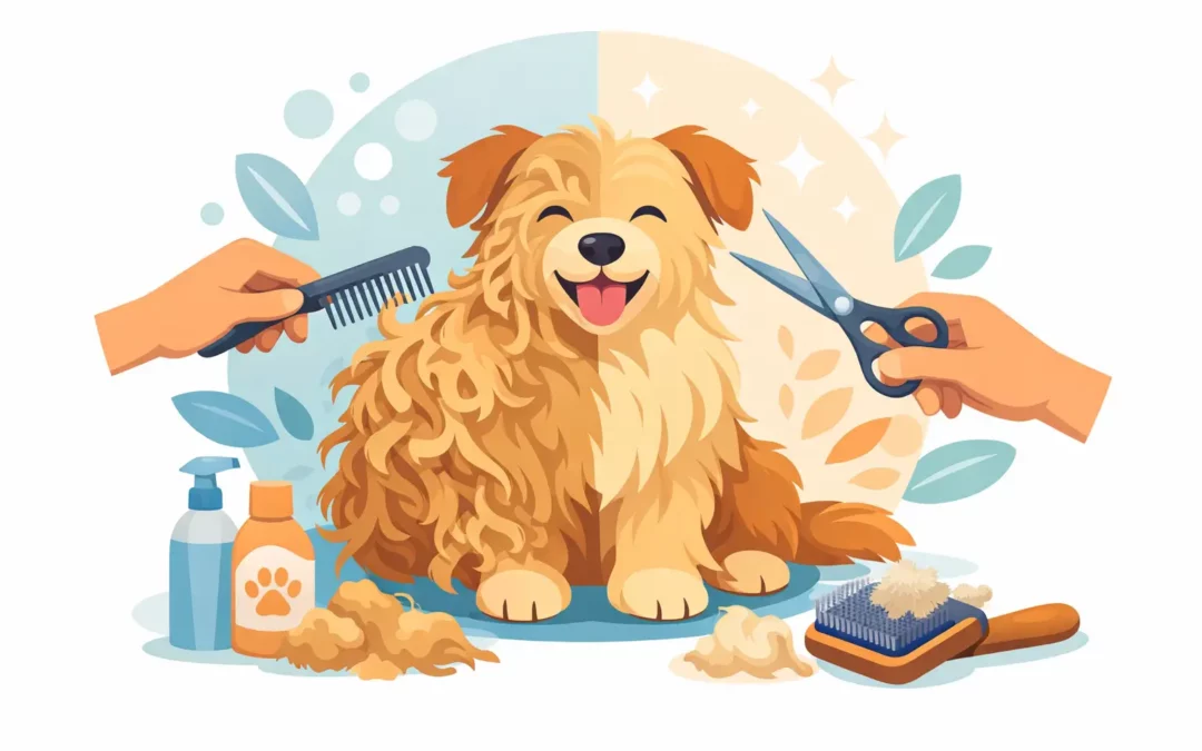 Dog Grooming for Matted Coats Done Right