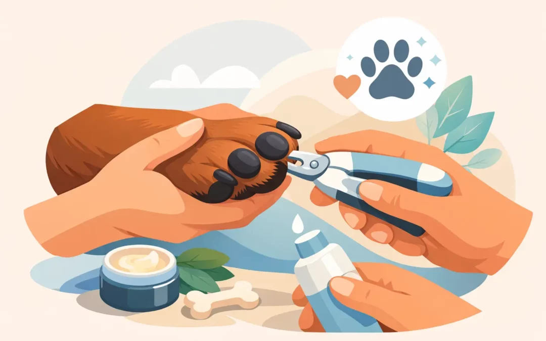 Dog Nail and Paw Treatment That Feels Gentle