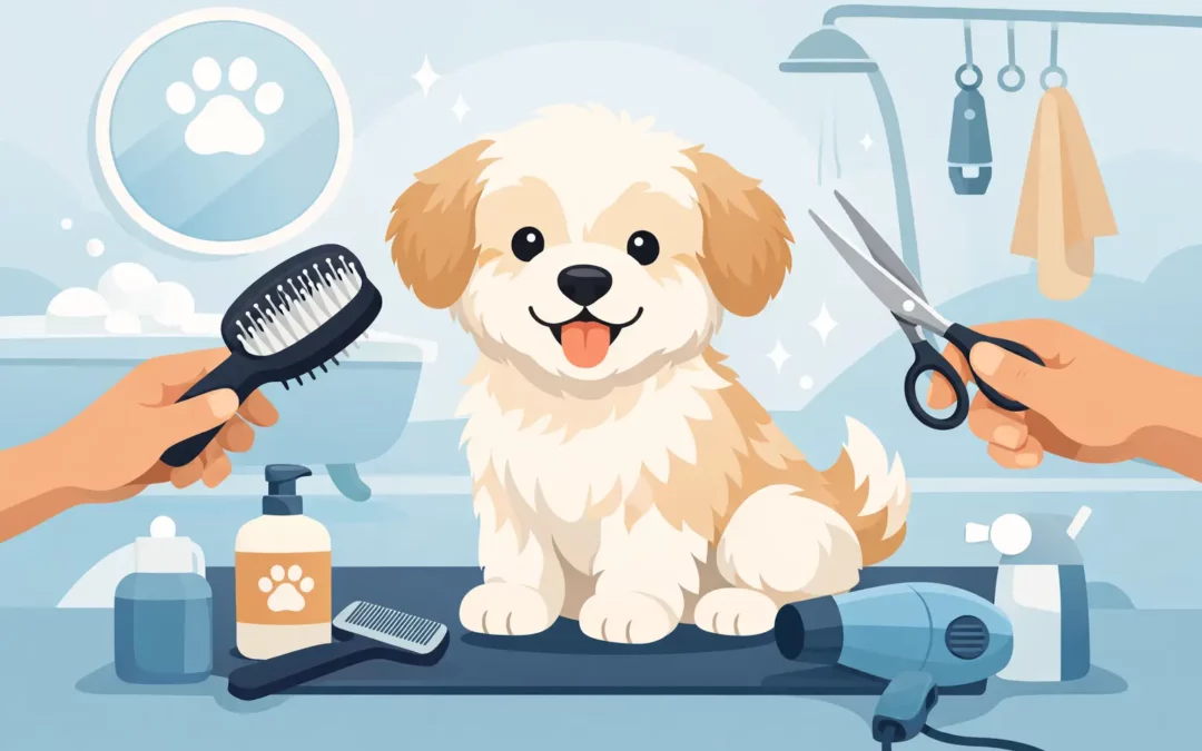 Puppy First Grooming Appointment Tips