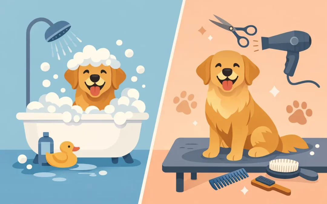 Dog Bath Versus Full Groom: What to Book