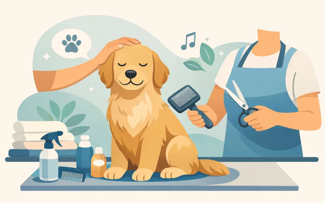 How to Keep Dogs Calm During Grooming