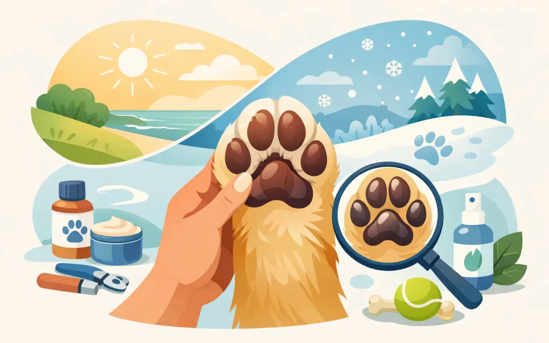 How to Maintain Dog Paw Health Year-Round