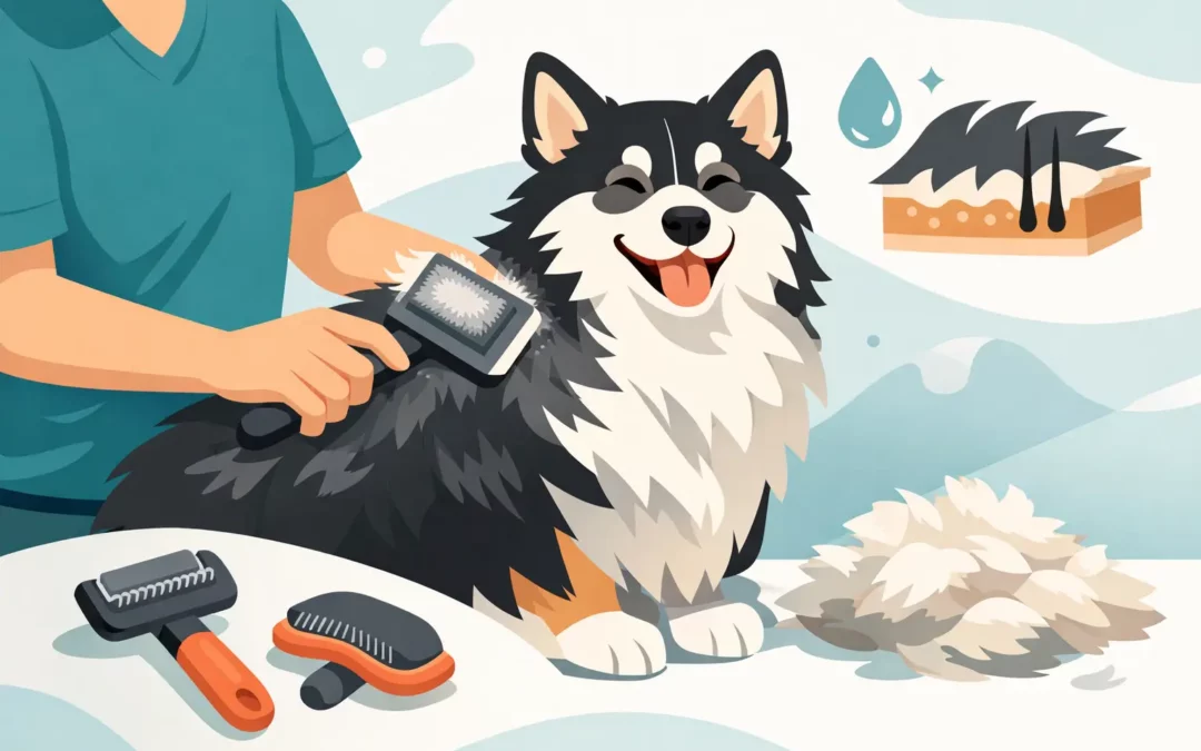 How to Brush Double Coat Dogs Right