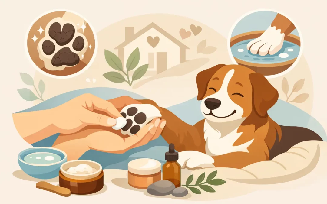 How to Soothe Dry Dog Paws Gently at Home