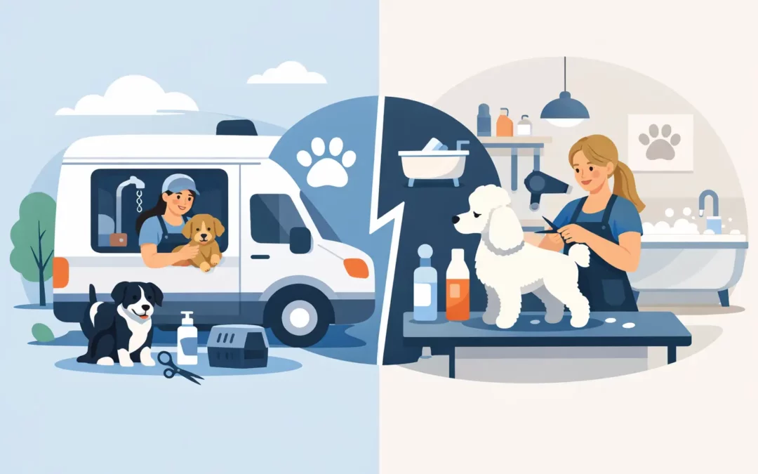 Mobile Grooming Versus Salon Grooming Compared