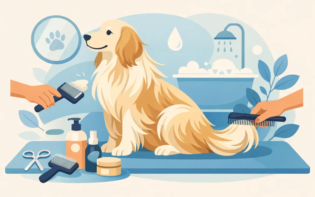 Best Grooming Routine for Long Haired Dogs