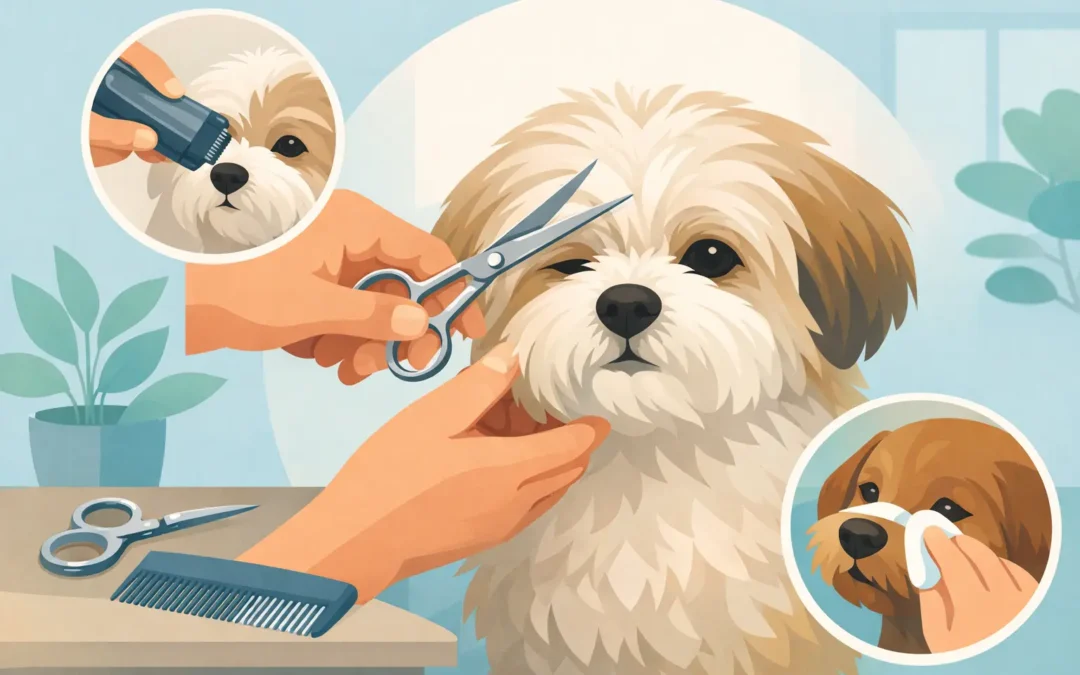 How to Maintain Dog Face Trim Between Grooms