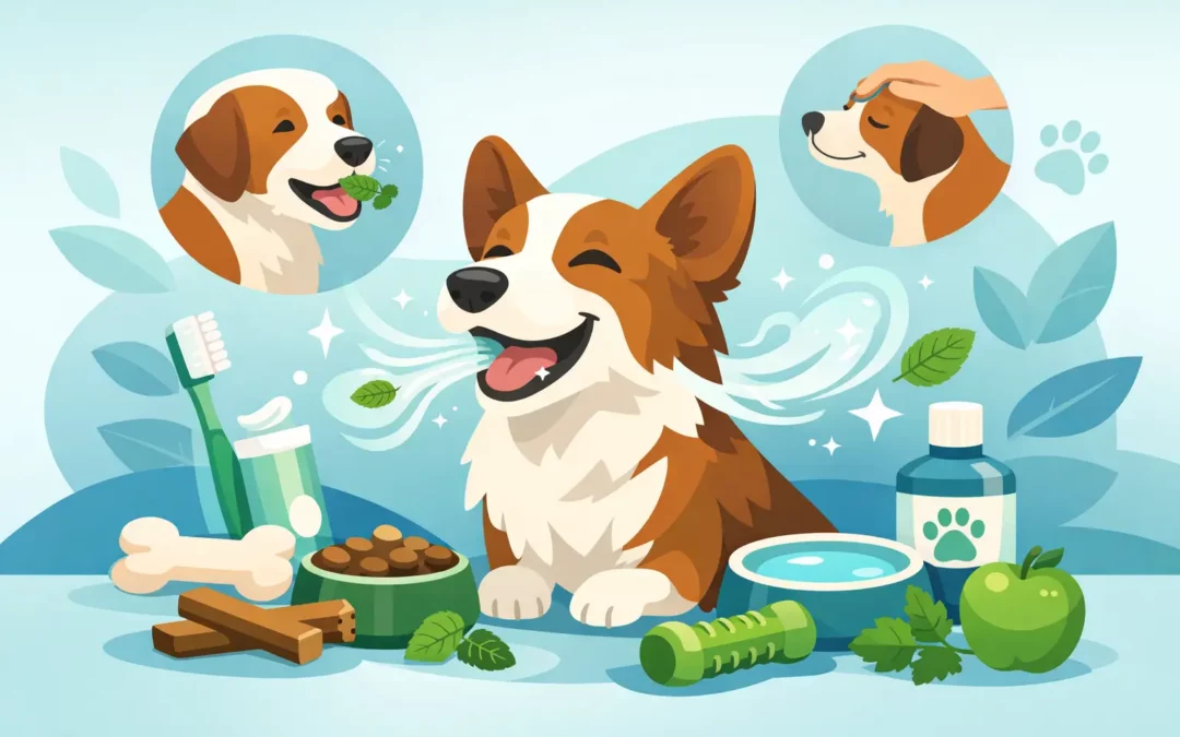 The Best Ways to Freshen Dog Breath Safely